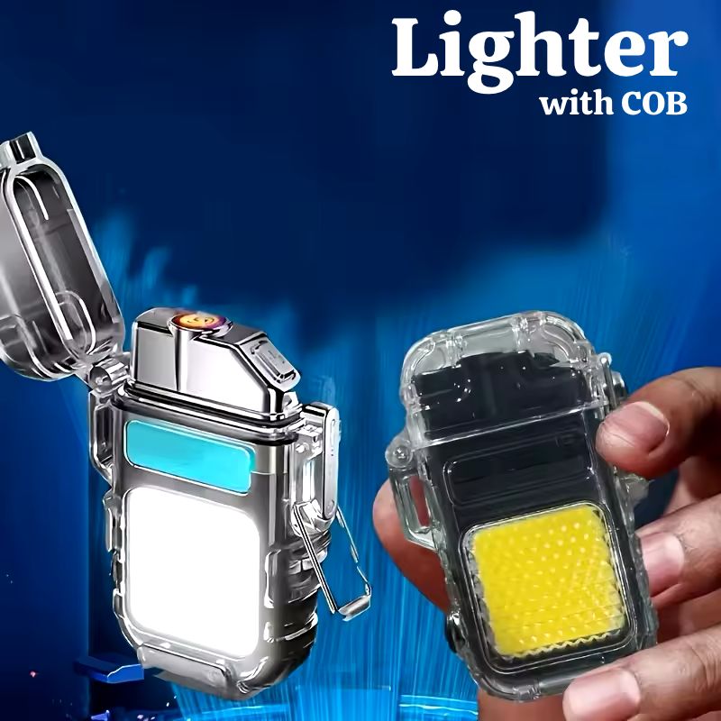 Rechargeable Pocket COB LED Light with Ignition Lighter