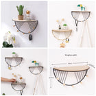 D-Shape Wall-Mounted Storage Shelf