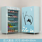 6 LAYER SHOE RACK PRINTED Size=  92*60*30cm