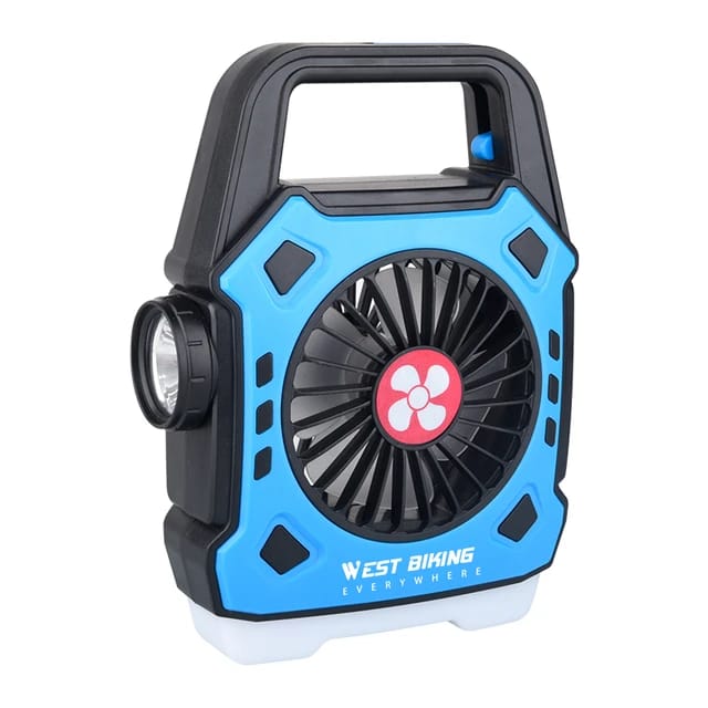 Camping Fan With LED Light