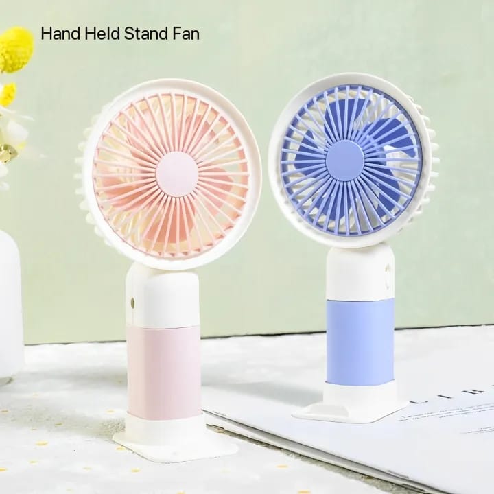 Rechargeable Fan With Mobile Phone Holder