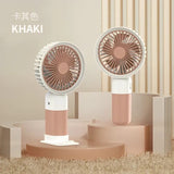Rechargeable Fan With Mobile Phone Holder