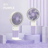 Rechargeable Fan With Mobile Phone Holder