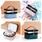 Double Layer Cosmetic Bag