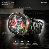 Ronin R-013 Luxe Smartwatch - Black