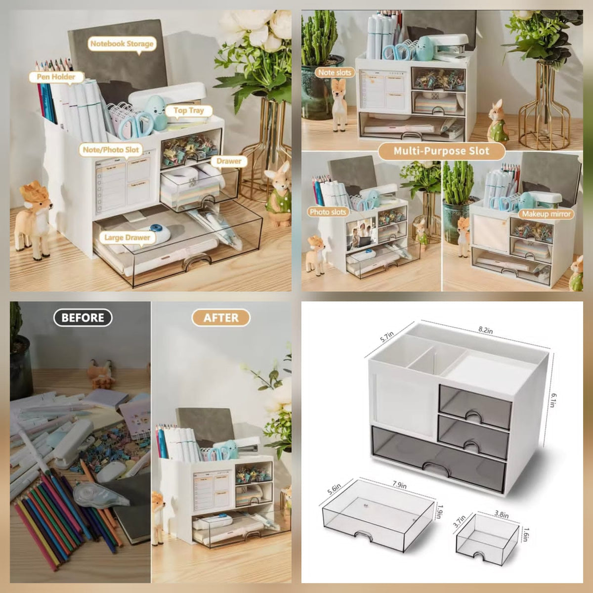 Stationery Storage Organizer