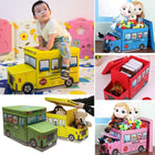 School Bus Shape Baby Toys / Cloths Organizer (Size 60*25cm)
