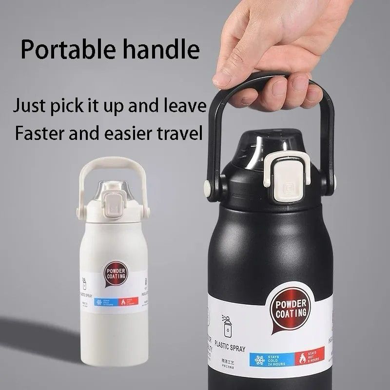 Stainless Steel Water Bottle 316sus with Handle (1200ml)