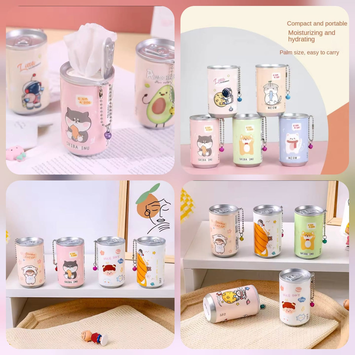 Mini Wet Wipe Can (30pcs Wipes)