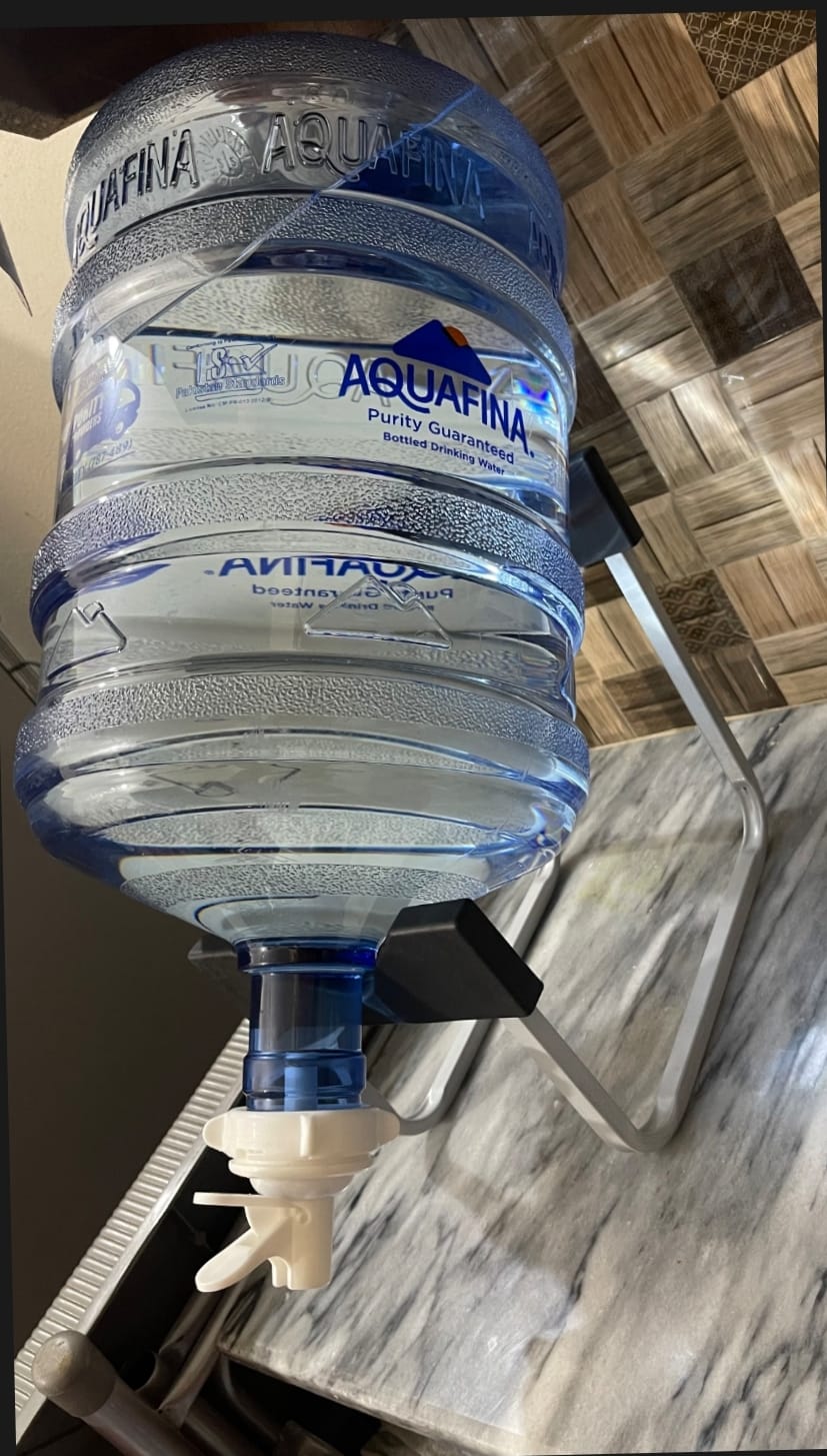 Water Bottle Metal stand with water Tap