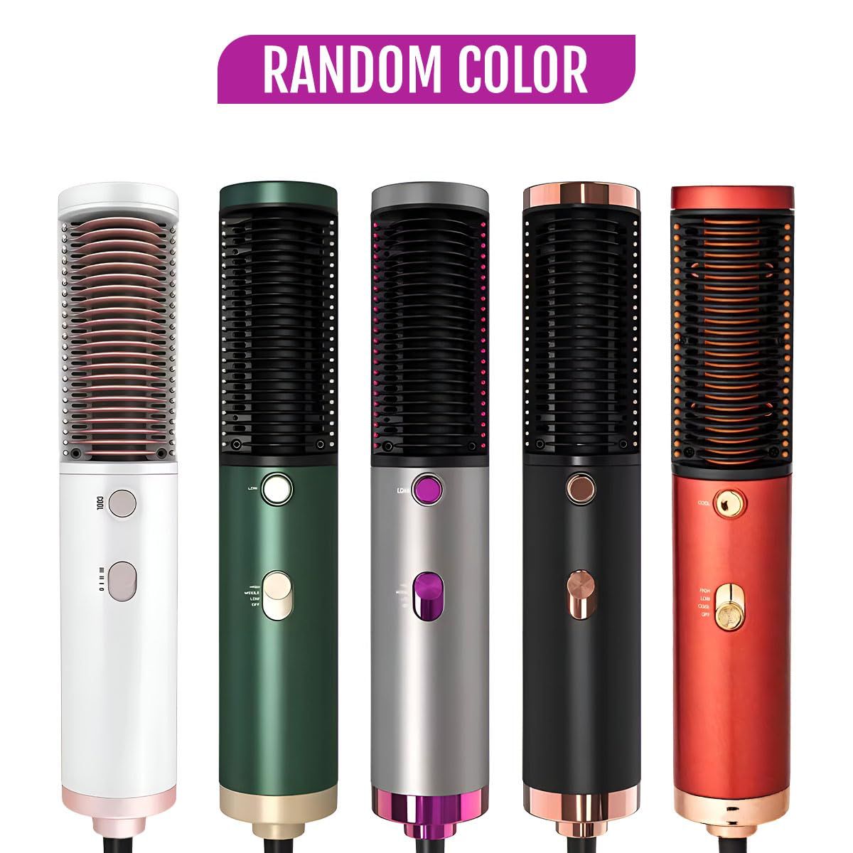 Hot Air Brush , Hair Straightener Brush