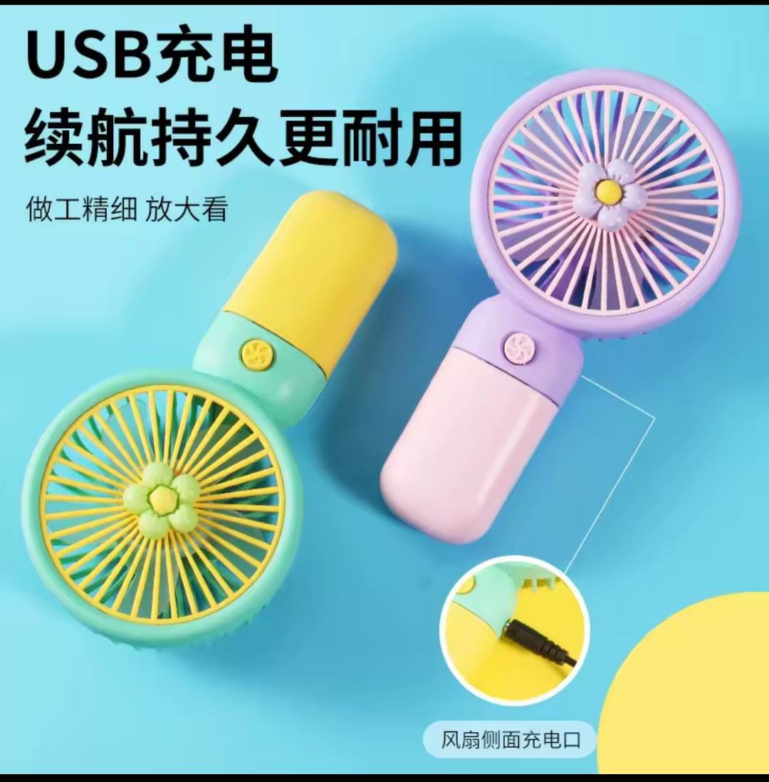 Mini Cute Fan with Mobile Stand