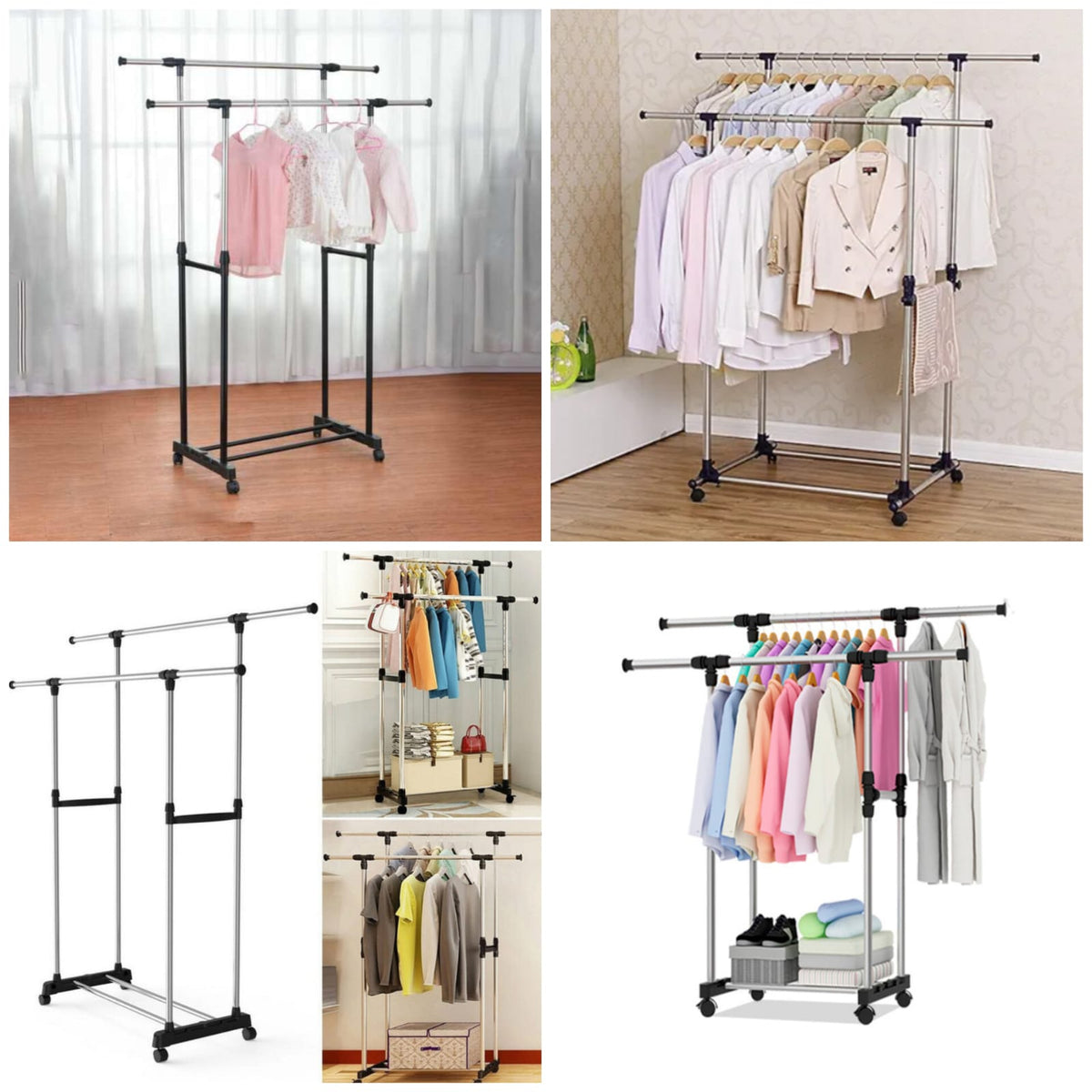 Adjustable Double Pole