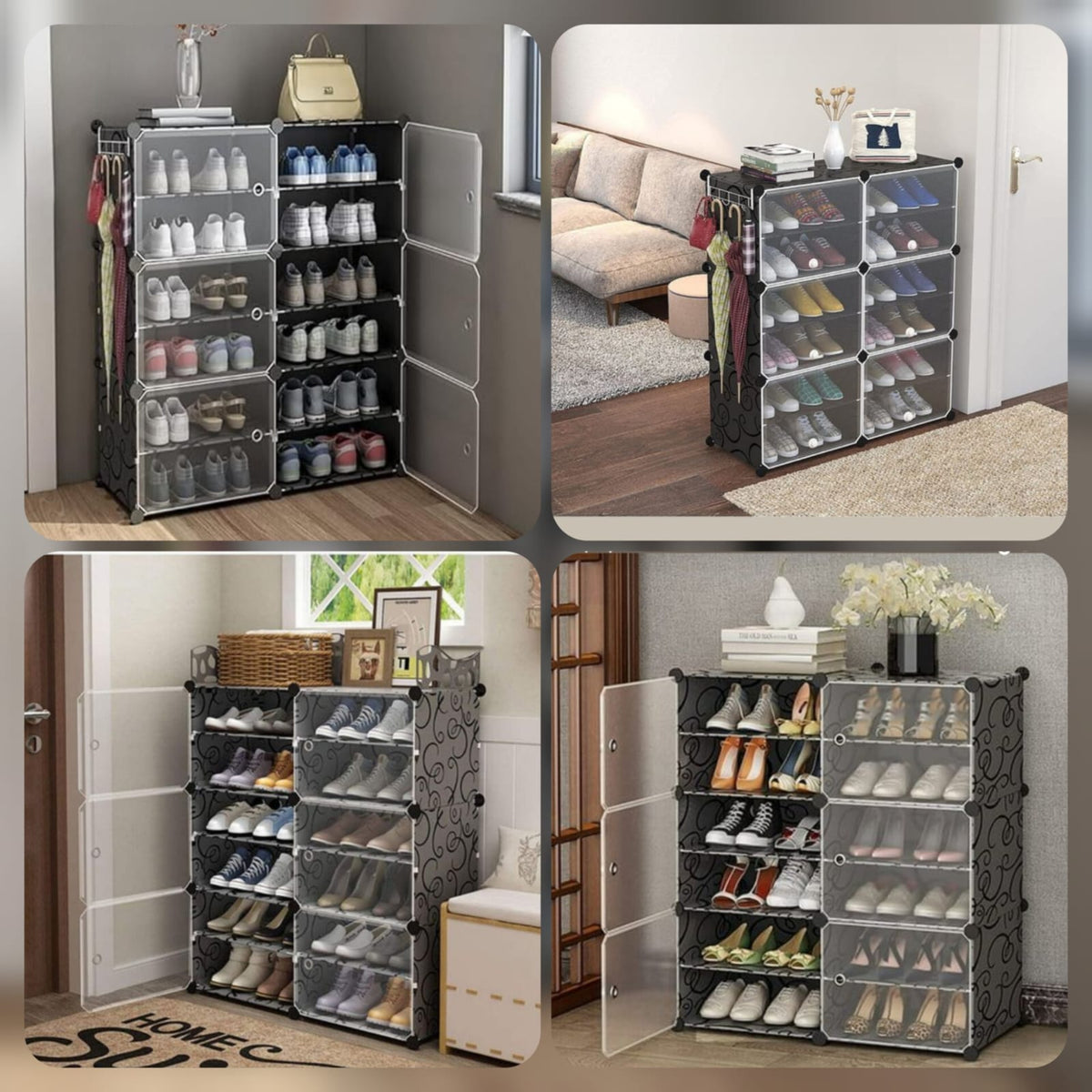 Attachable Cabinet Shoe Rack 12 layer