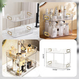 Acrylic 2Layer Desktop Trolly
