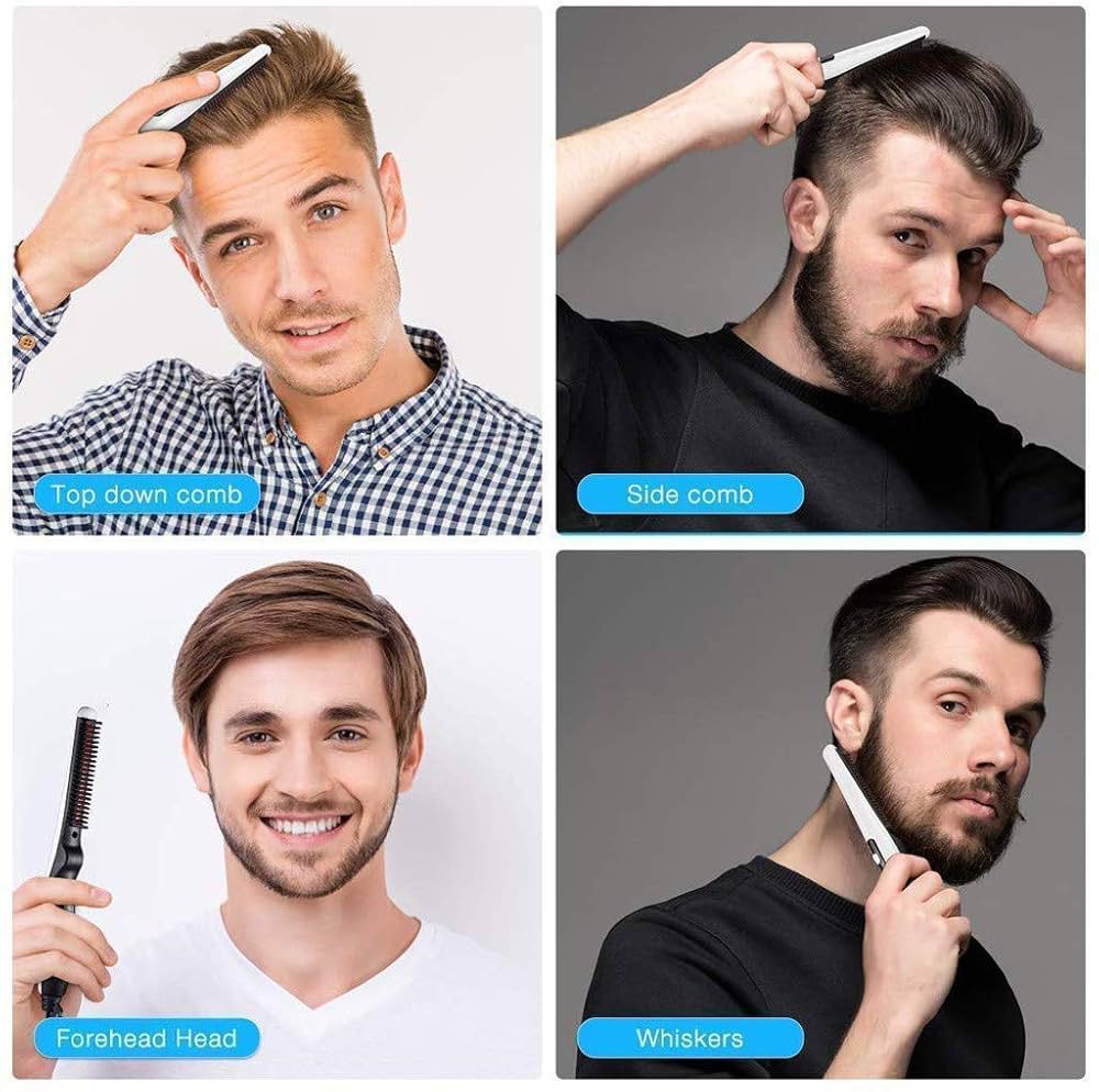 Quick Hair Styler for Men , Beard Comb