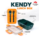Lunch Box With Partition And Spoon