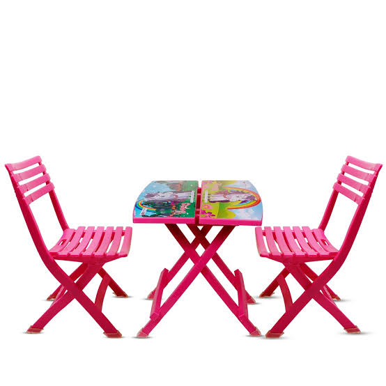 Kids Folding Table Chairs Set