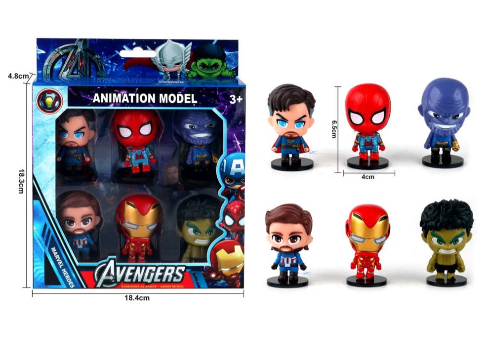 Marvel Avengers Action Figures 6 Pieces