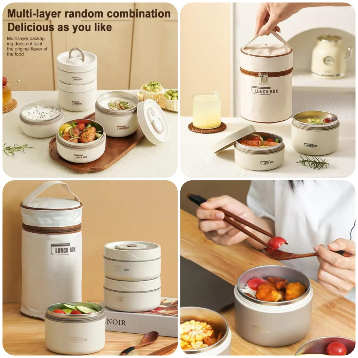 Insulated Lunch Box With Thermal Bag