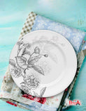 Brida Studio Crystal Coated Melamine Dinner Set – Premium Bridal Collection Dinnerware