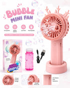 Bubble Mini Fan with liquid
