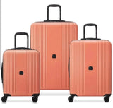 Delsey Paris Ophelie Premium Luggage Set of 3 – Travel Suitcase Set