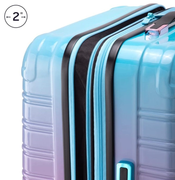 iFLY Spectre Versus Clear Premium Luggage Set of 3 – 10 Years Warranty
