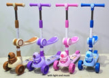 Kids Scooter with Seat, Light & Music