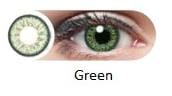 Luxurious Party Wear Plano Contact Lenses (Artificial)–  Green Colors Available