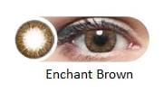 Luxurious Party Wear Plano Contact Lenses (Artificial)– Enchant Brown Colors Available
