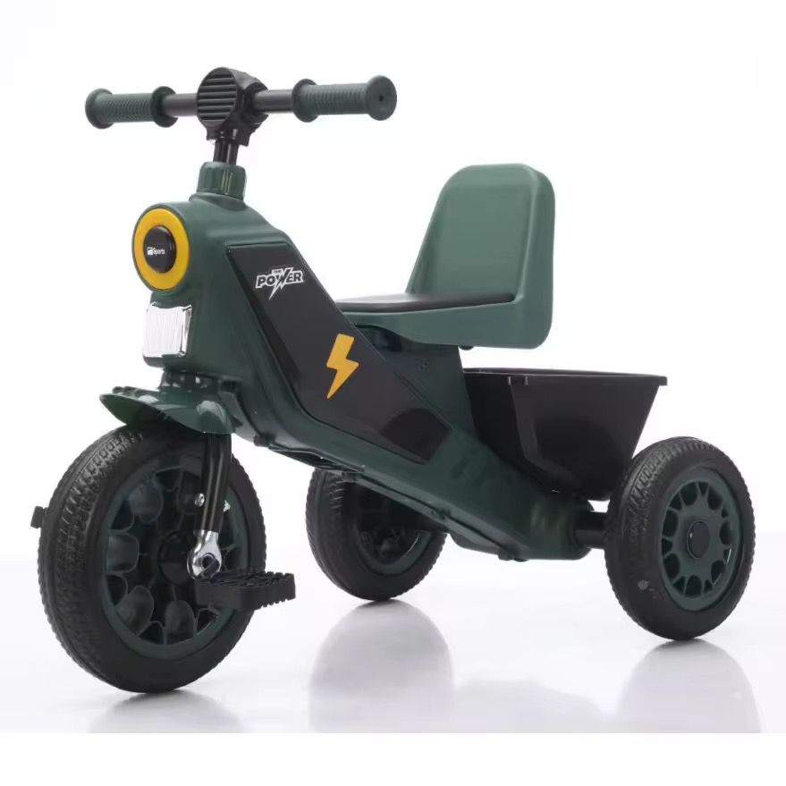 Baby Tricycle for Kids with Storage Basket | Comfortable Ride-On Trike | 3 Color Options
