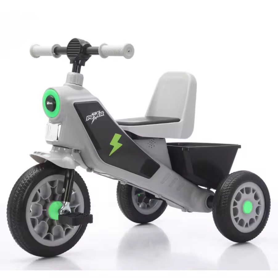 Baby Tricycle for Kids with Storage Basket | Comfortable Ride-On Trike | 3 Color Options