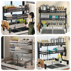 2 Layer Adjustable Over the Sink Rack