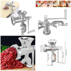 Hand-cranked Meat Grinder and Vegetable Chopper