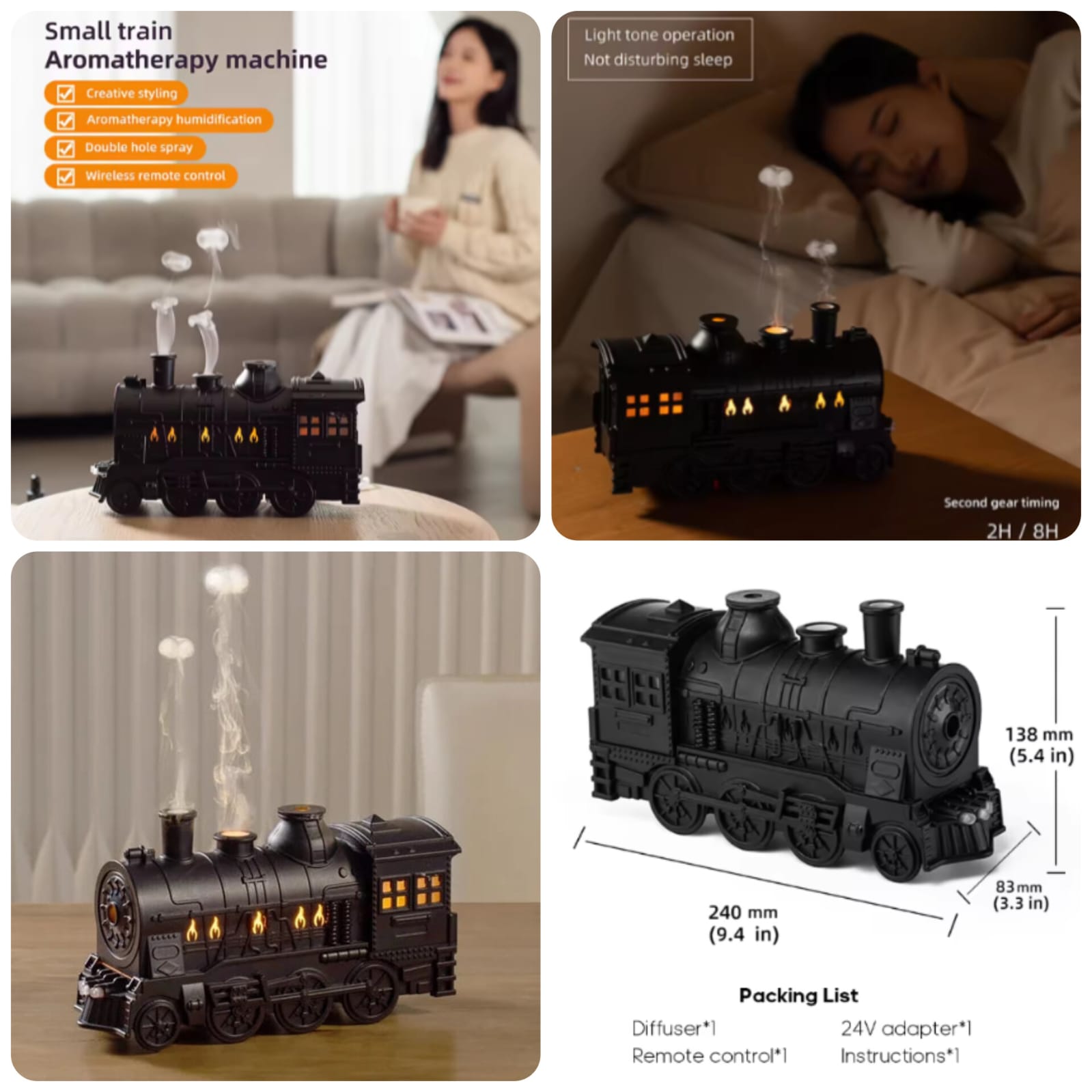 Retro Train Air Humidifier With Light – Surmawala Website