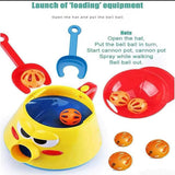 Montessori Creative Ball Cannon Pot & Push Vacuum Collector Educational Toy Set