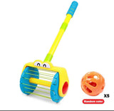 Montessori Creative Ball Cannon Pot & Push Vacuum Collector Educational Toy Set
