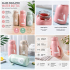 320ML Glass Insulated Water Bottle