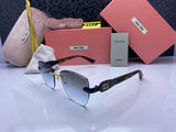 Miu Miu Rimless Luxury Women's Sunglasses C-1
