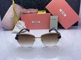 Miu Miu Rimless Luxury Women's Sunglasses C-2