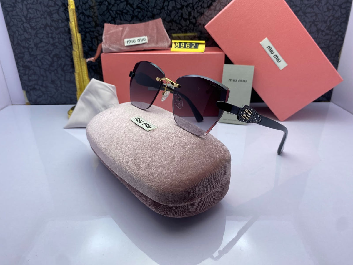 Miu Miu Rimless Luxury Women's Sunglasses C-4