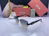 Miu Miu Rimless Luxury Women's Sunglasses C-3