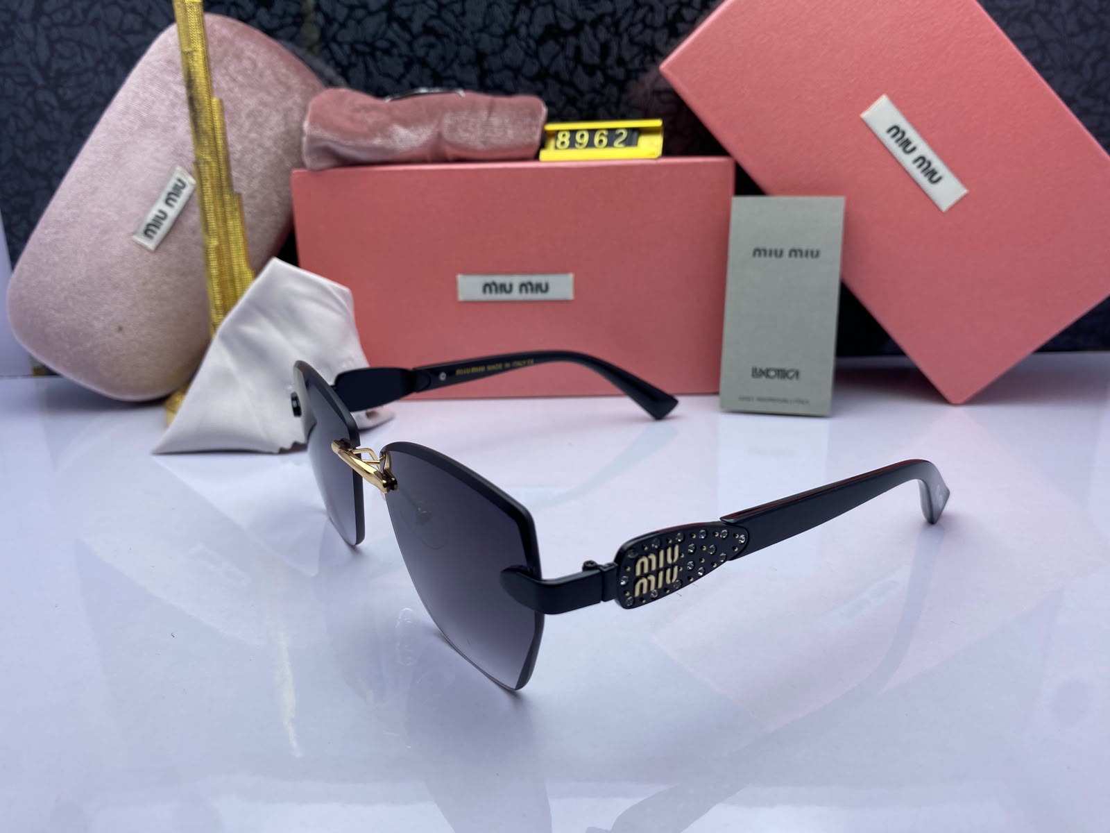Miu Miu Rimless Luxury Women's Sunglasses C-4