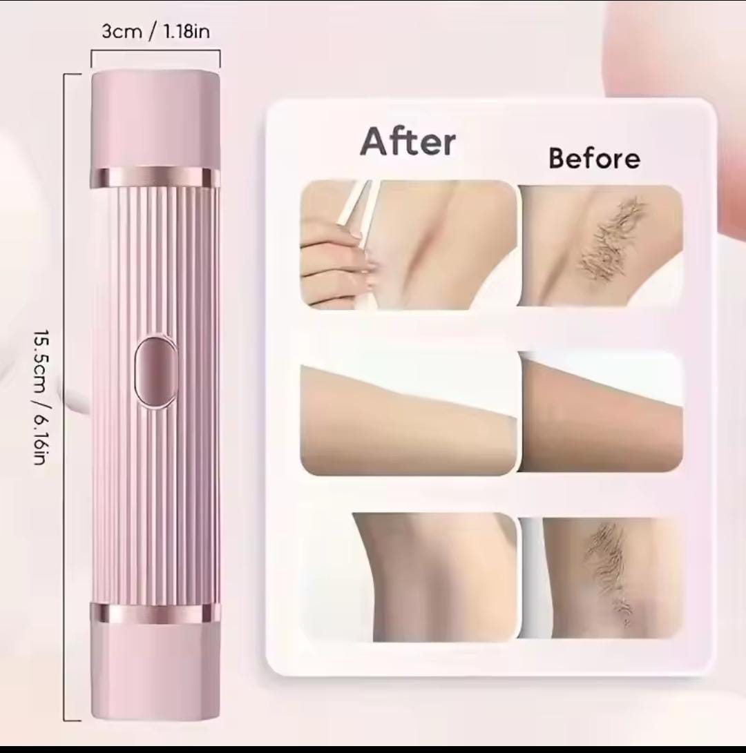 Lady Electric Shaver 2-in-1 Dual Head Hair Remover – Gentle & Rechargeable