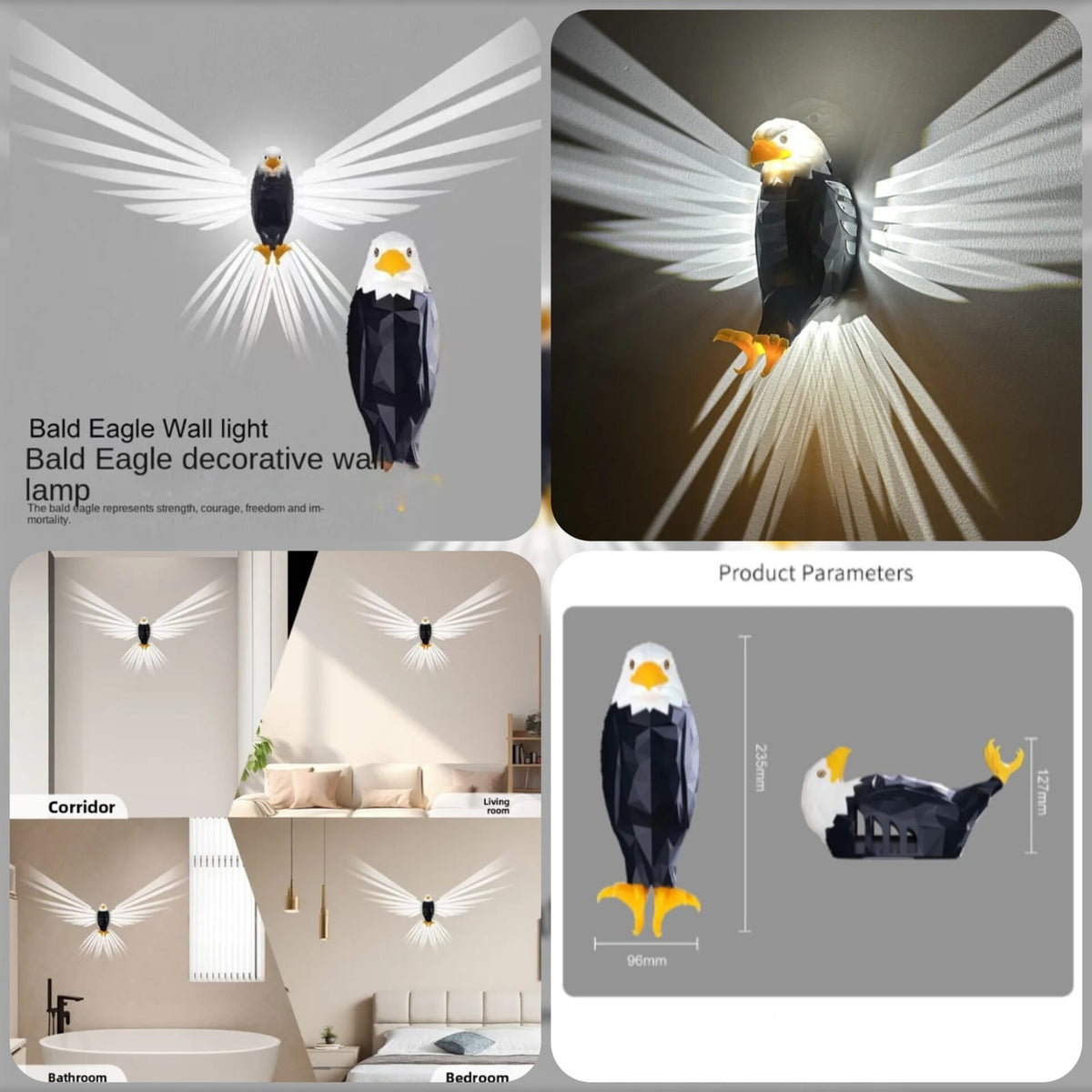 Eagle Wall Lamp