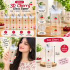 Cherry Glass Sipper (320 ML)