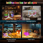 Acrylic LED Writing Message Board with Stand