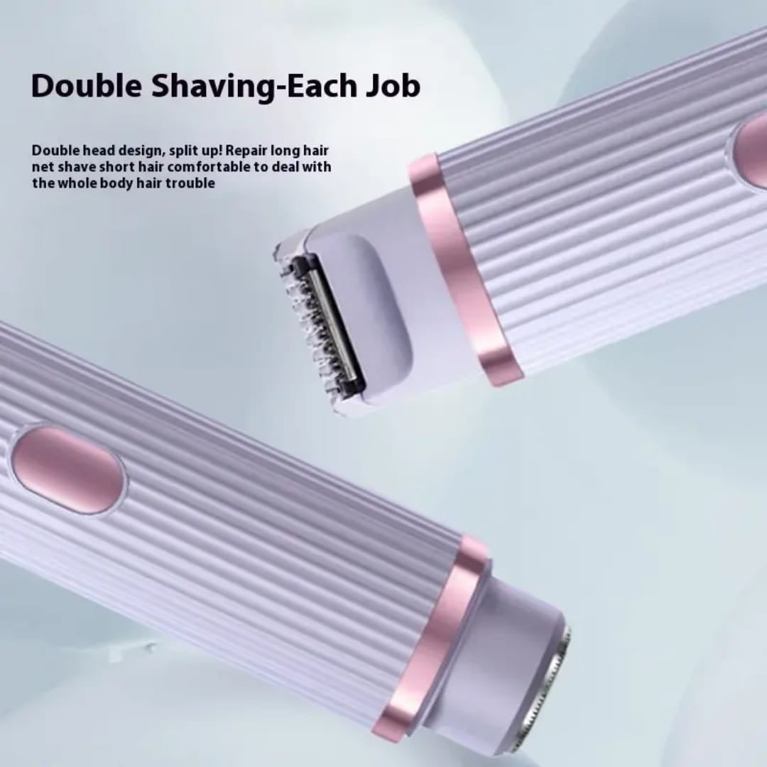 2 in 1 Rechargeable Double Head Electric Shaver Trimmer