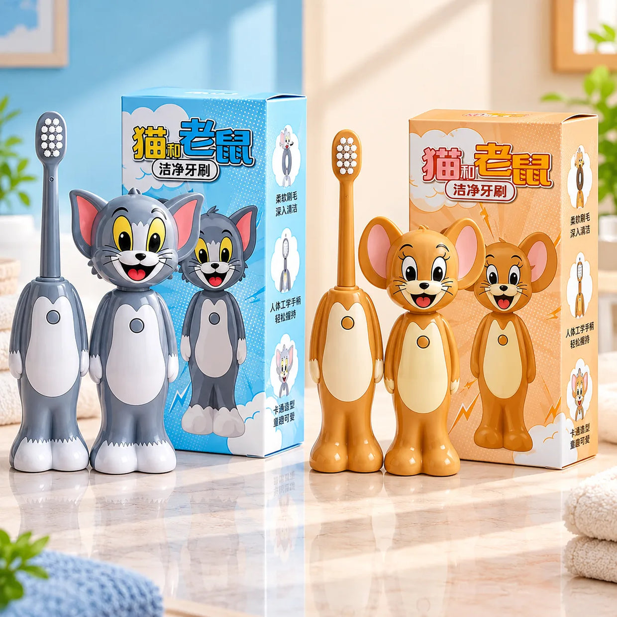 Tom & Jerry Toothbrush (Pack of 2)